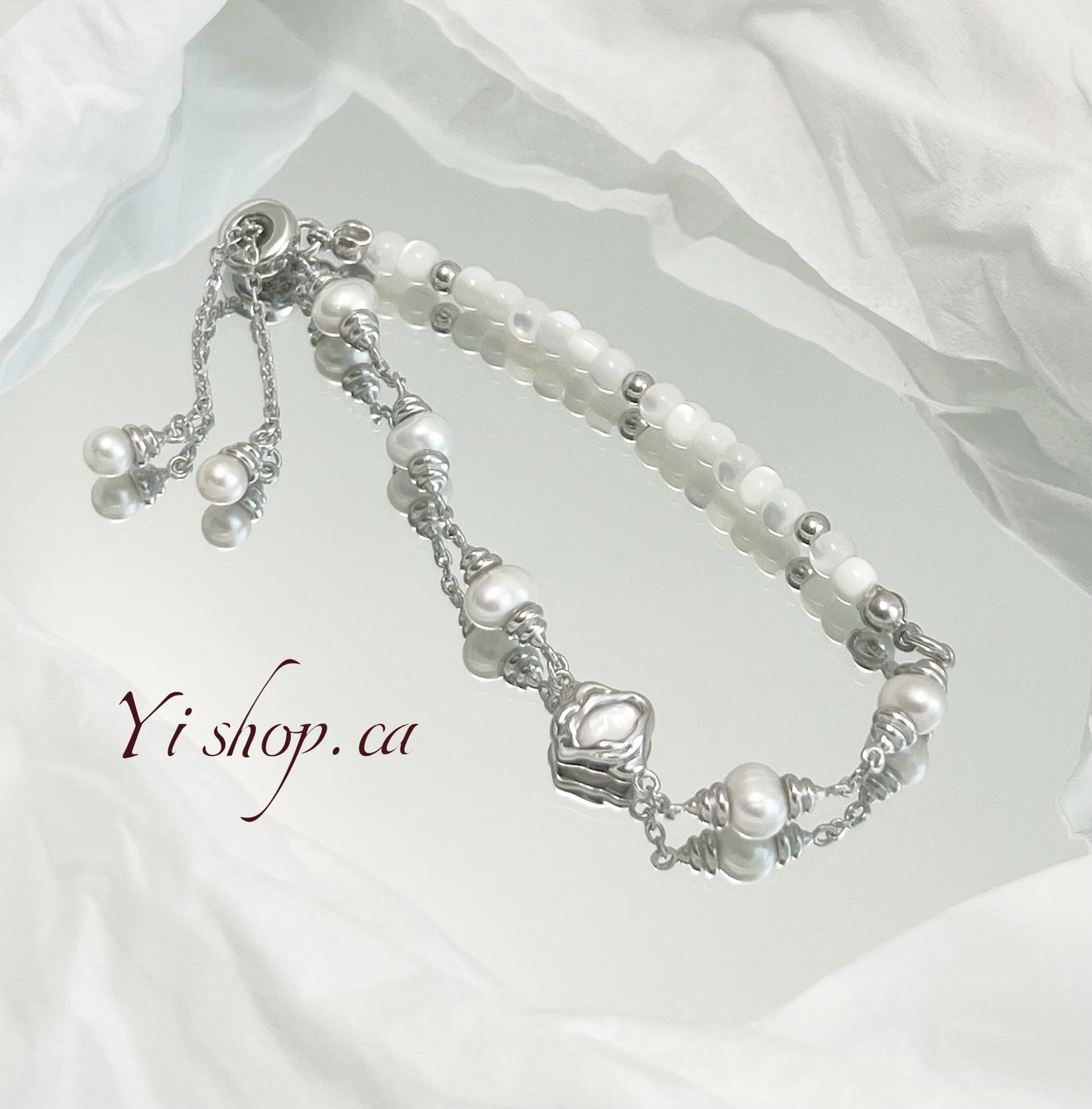 Natural Mother-of-Pearl Bracelet