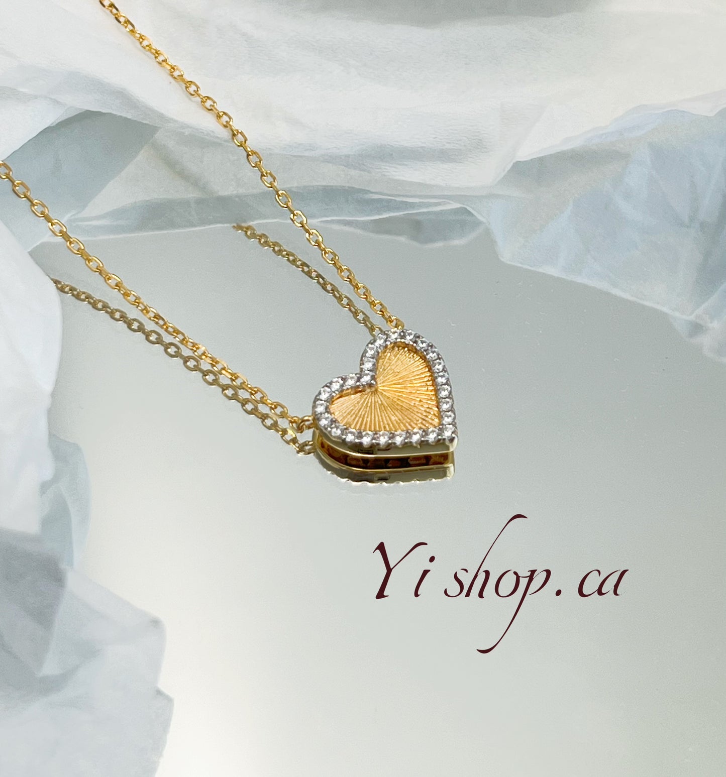Heart-shaped Diamond Nacelace
