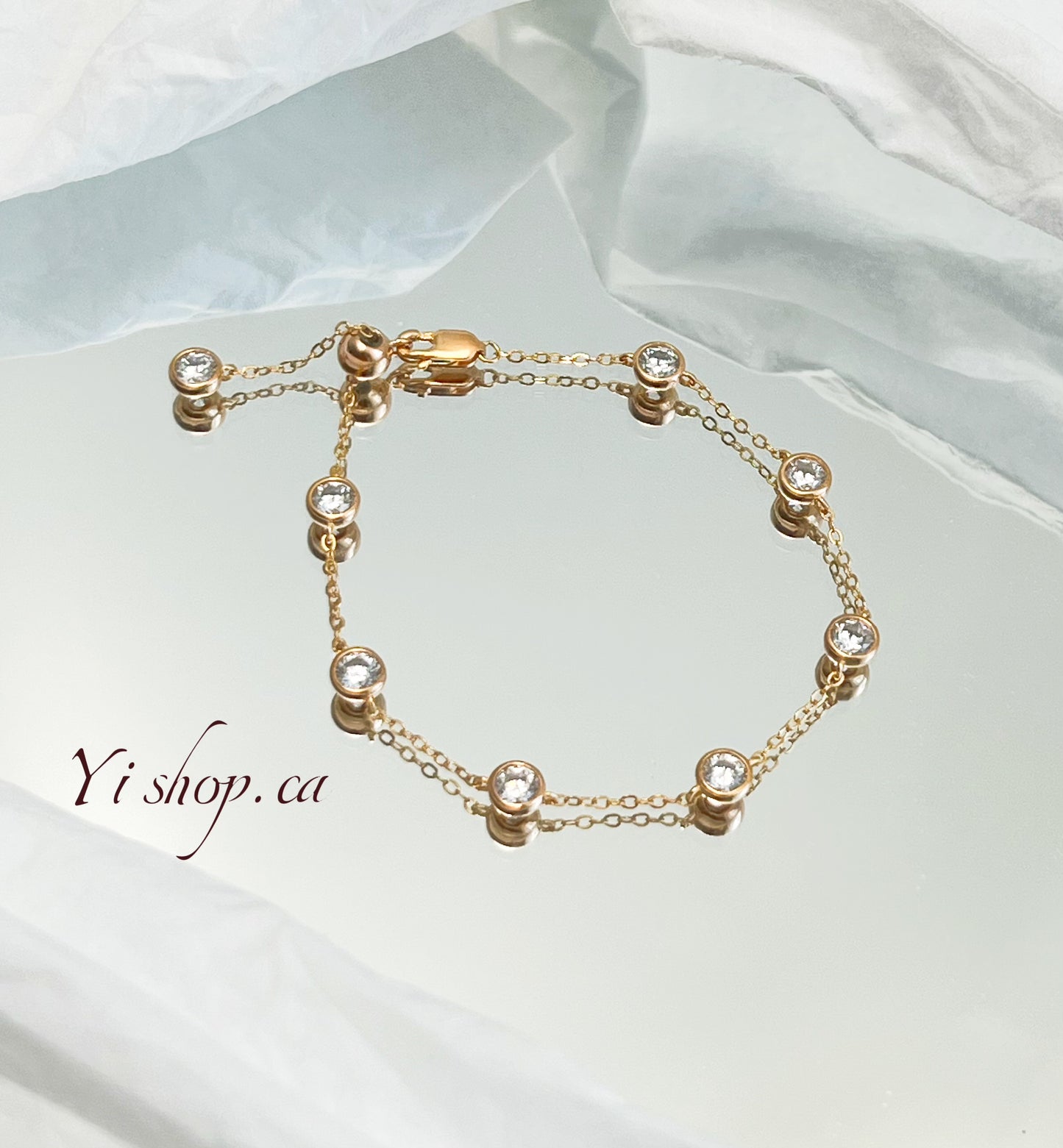 Six Diamonds Bracelet