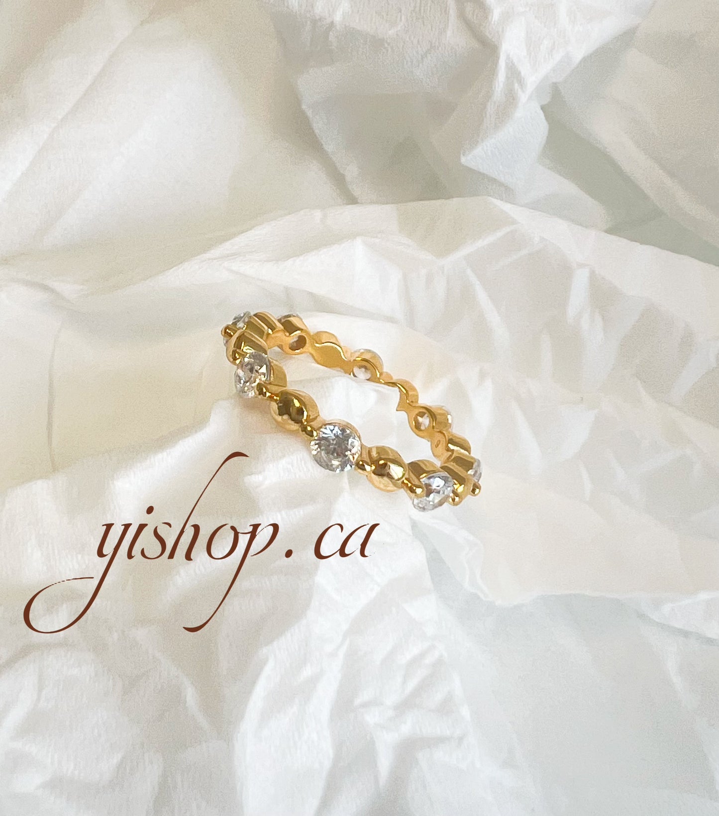 Line Diamond Ring