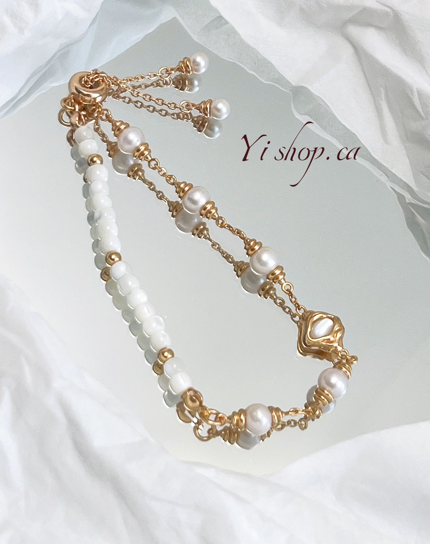 Natural Mother-of-Pearl Bracelet